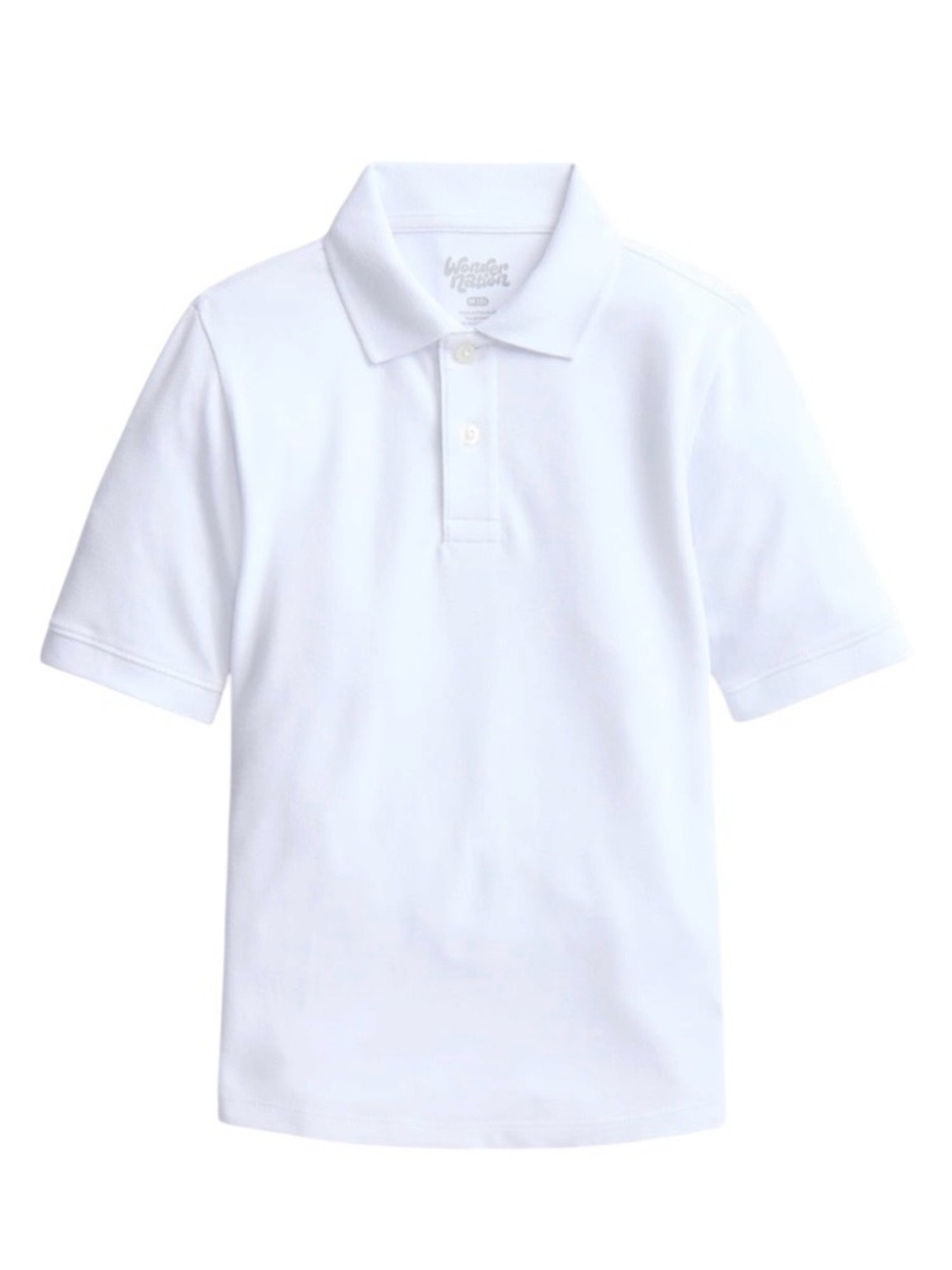 Boys’ School Uniform Pique Polo Shirt from Wonder Nation